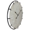 Northlight 23.5" Black Metal and Wood Country Rustic Round Wall Clock - 3 of 4