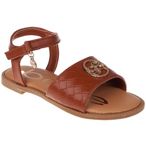 bebe Girls' Sandals - Open Toe Flat Sandals for Girls, Stylish and Comfy Sandals (Toddler/Little Girl/Big Girl) - 1 of 4