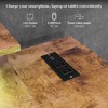 Vynxaria 42" L-Shaped Desk with LED Lights & USB Ports - Perfect for Home Office & Gaming - 2 of 4