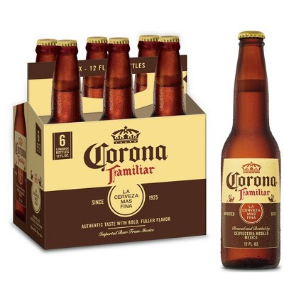 Corona Familiar Lager Beer - 6pk/12 fl oz Bottles