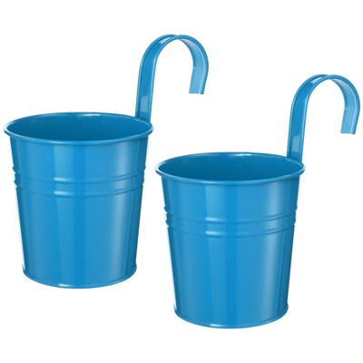 Unique Bargains Metal Detachable Hook Anti-Rust Versatile Flower Holder 2 Pcs