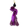 De Carlini Italian Ornaments 7.0 Inch Alexandra In Elegant Purple Dress Christmas Tree Ornament , Shopping Diva Fashion (1PC) - 2 of 3