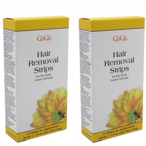 GiGi Hair Removal Strips for the Body 12 strips PACK OF 2