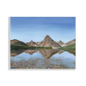 Stupell Industries Alpine Reflection Peaks Wall Plaque Art - 1 of 4