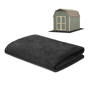 Unique Bargains Waterproof Felt Outdoor Storage Shed Flooring Mat Gray 1 Pc - 1 of 4