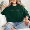Simply Sage Market Embroidered I Love Fall Sweatshirt - 2 of 4