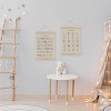 Aoibox Alphabet Numbers Poster Hanger Frame Set of 2, Nursery Wall Decor, ABC Banner Poster Wall Art with Wooden Frames - 4 of 4