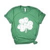 Simply Sage Market Women's Grunge Clover Short Sleeve Graphic Tee - 2 of 3