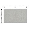 Knightsbridge Tuft Twisted 220 GSF Non Skid Back Bath Rug 21 x 34 - Ivory - 2 of 4