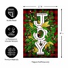 Evergreen Holiday Joy Burlap Garden Flag 12 x 18 Inches Indoor Outdoor Decor - 4 of 4