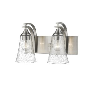 Millennium Lighting Natalie 2 - Light Vanity in  Satin Nickel - 1 of 4