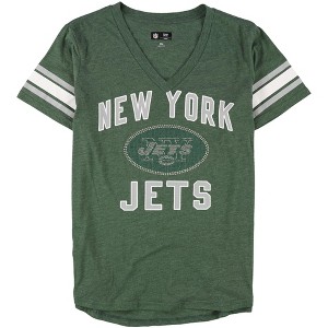 G-III Sports Womens New York Jets Embellished T-Shirt, Green, X-Large - 1 of 2