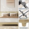 Wood Platform Bed Frame - No Box Spring Needed, 10.24" Storage Clearance, Wooden Slats, Pine/Sandalwood/Walnut Finish, Easy Assembly - 4 of 4