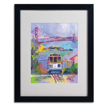 Trademark Fine Art -Richard Wallich 'San Francisco 2' Matted Framed Art