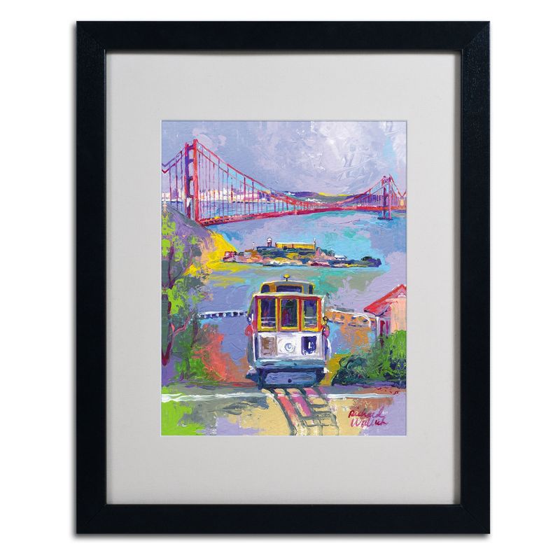 Trademark Fine Art -Richard Wallich 'San Francisco 2' Matted Framed Art, 1 of 5