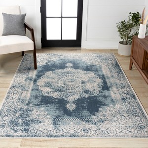 JONATHAN Y Rosalia Cottage Medallion Area Rug - 1 of 4