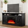63" Farmhouse TV Stand with 26" Fireplace - 4 of 4