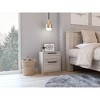 NicBex 2 Drawers Dresser for Bedroom,Chest of Drawers with Black Metal Handle Design,Freestanding Dresser,Storage Dressers for Bedroom - 2 of 4
