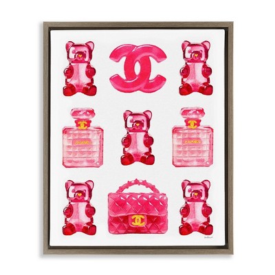 Stupell Industries Red Glam Gummy Candy, 25" x 31"