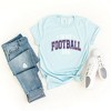 Simply Sage Market Women's  In My Football Era - Blue Short Sleeve Graphic Tee - 3 of 4