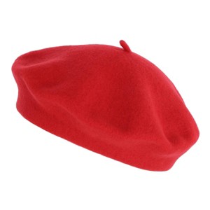 CTM Women's Wool Sustainable Anti-Pill Beret - 1 of 4