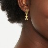 Bijoux Sport by Luv Aj MLB Gold Logo Huggie Earrings - 2 of 3