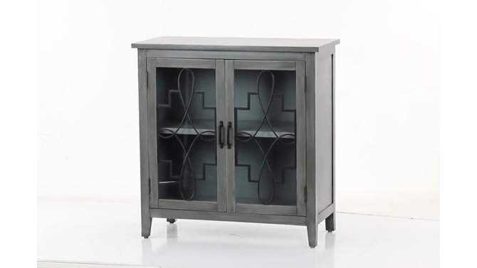Contemporary Wood Cabinet Gray - Olivia &#38; May, 2 of 10, play video