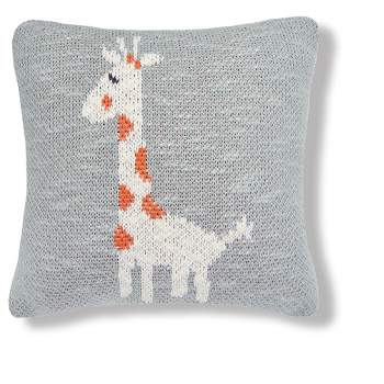 C&F Home 10" x 10" Giraffe Knitted Throw Pillow