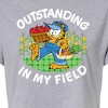 Women's - Garfield - Outstanding In My Field Cropped Graphic T-Shirt - 2 of 4