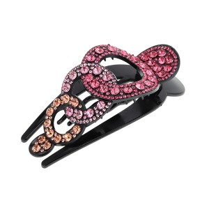 Unique Bargains Fashion Grace Rhinestone Hair Clips 1 Pc - 1 of 4