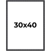PosterPalooza | Linear Black Picture Frame - UV Acrylic, Foam Board Backing, Hanging Hardware - 2 of 4