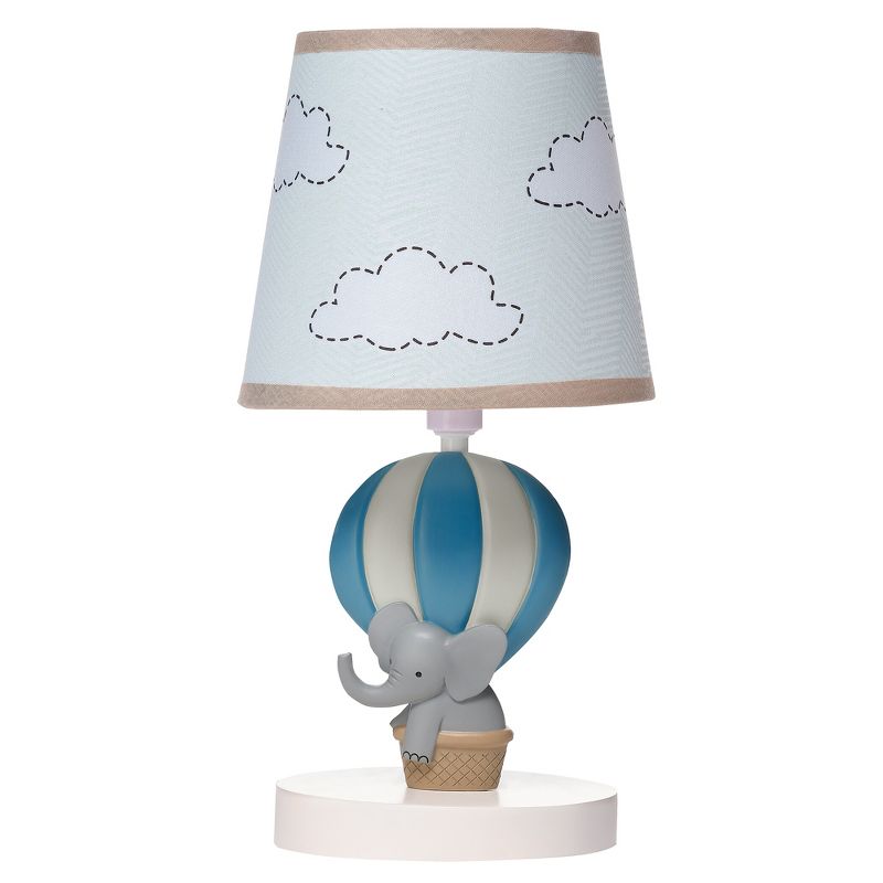 Bedtime Originals Up Up & Away Hot Air Balloon Nursery Lamp with Shade and Bulb, 1 of 5