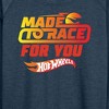 Women's - Hot Wheels - Valentine's Made to Race Lightweight French Terry Wide Neck Long Sleeve Shirt - 2 of 4