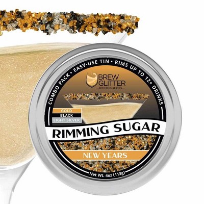 Brew Glitter Colorful Cocktail Rimming Sugar Series (1x 4oz Tin)
