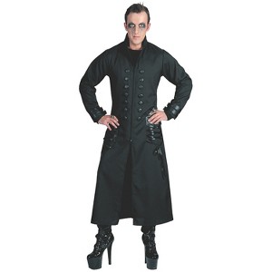 Halloween Express Men's Goth Trench Coat Costume - 1 of 1