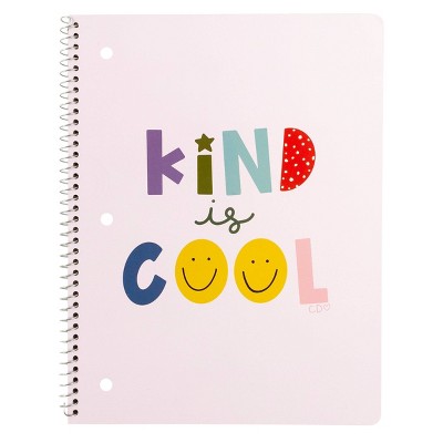 Photo 1 of 5 PACK Wide Ruled 1 Subject Spiral Notebook Kind is Cool - Callie Danielle