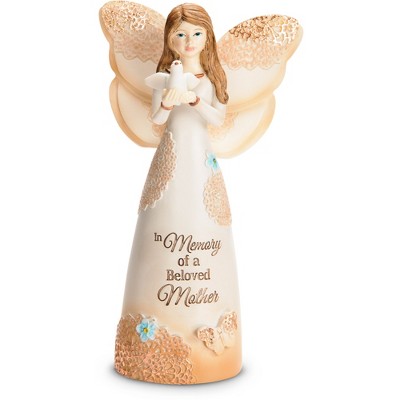 Pavilion Gift Company - Beloved Mother - 5.5" Angel Holding Dove - Decorative Objects