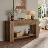 Tribesigns 70.9"Console Tables for Entryway, Narrow Wooden Long Sofa Table Behind The Couch, for Living Room, Entrance, Foyer, Rustic Brown - 3 of 4