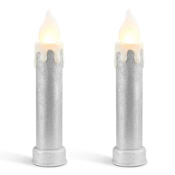 2ct Dried Flowers Led Flickering Candle : Target