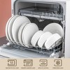 vancasso 16 Pieces Dinnerware Set, Round Plate With Vertical Edge, Plain White, Dinner Plate, Dessert Plate, Bowl And Soup Plate, Serve For 4 Person - 3 of 4