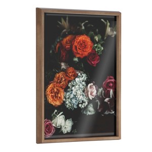 18" x 24" Blake Abundance by Alicia Abla Framed Printed Glass Gold - Kate & Laurel All Things Decor - 1 of 4