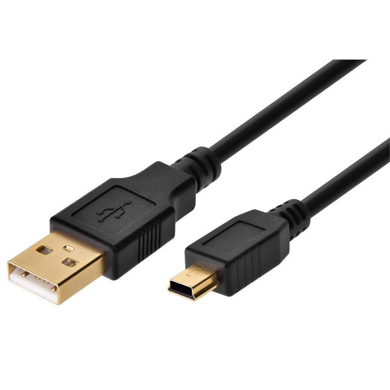 Monoprice USB/Lightning Cable - 3 Feet - Black | USB-A to Mini-B, 5-Pin, 28AWG conductors, 1 of 7
