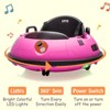 COZONY 12V Baby Bumper Car with Remote Control, Electric Ride on Toy for Toddlers, 360° Rotation, Flashing Lights, Music, 2 Speed Modes, Safety Belt - 4 of 4