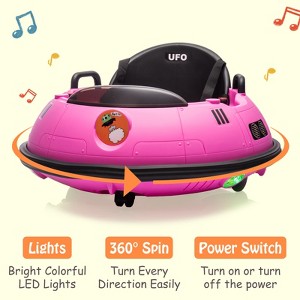 12V Ride On Bumper Car for Toddlers Electric Kids Ride On Toy Bumping Car with Remote Control, 360° Spin - 1 of 4