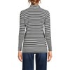 Lands' End Women's Relaxed Cotton Long Sleeve Mock Turtleneck - 2 of 3