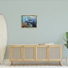 Stupell Industries Underwater Manatee Impressionist Floating Frame Canvas Art, Gold, 21" x 17" - 3 of 4