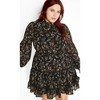 Women's Plus Size Elsie Dress - black | CITY CHIC - 3 of 4