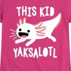 Girls' - Instant Message - This Kid Yaksalotl Fitted Short Sleeve Graphic T-Shirt - 2 of 4