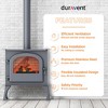 DuraVent DuraBlack 6DBK-48SS Stainless Steel Single Wall Wood Burning Stove Pipe Connector to Vent Smoke and Exhaust, 48 Inches Long x 6 Inch Diameter - 2 of 4