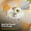 Printed Waterproof Fabric Tablecloths, Easy Care Dining Table Covers by Sweet Home Collection® - 3 of 4